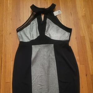 Short Black & Silver Dress